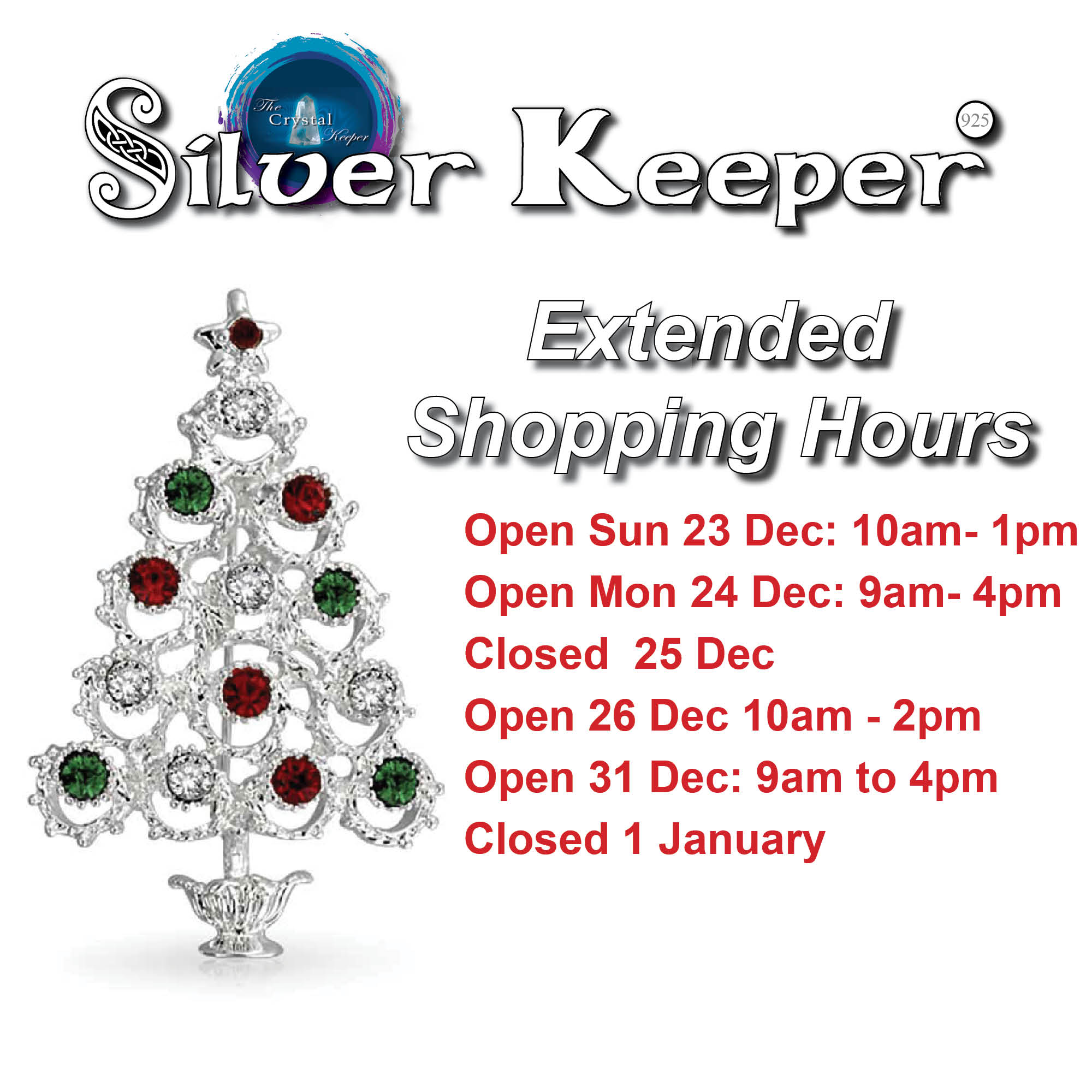 xmas hours 2018